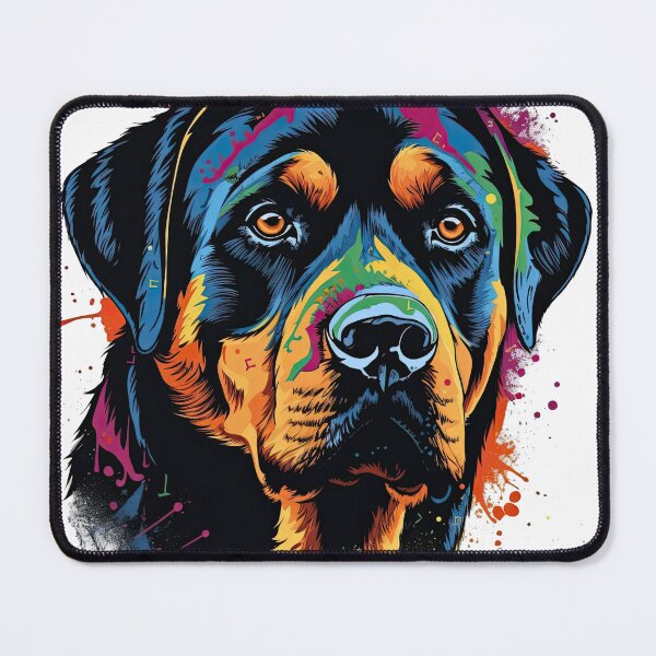 Item preview, Rottieartwork: Adorable Canine Graphic artworks for Loyal Rottie Lovers designed and sold by DooodleGod.