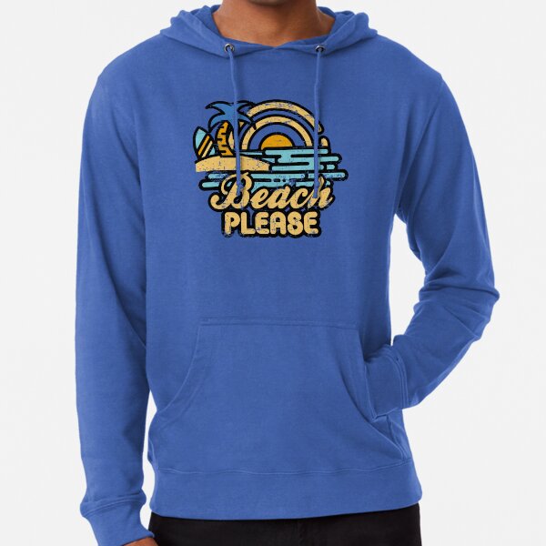 Beach Please Lightweight Hoodie