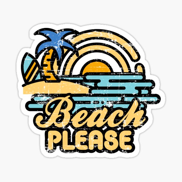 Beach Stickers | Redbubble