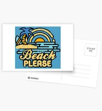 Strand bitte Postkarten