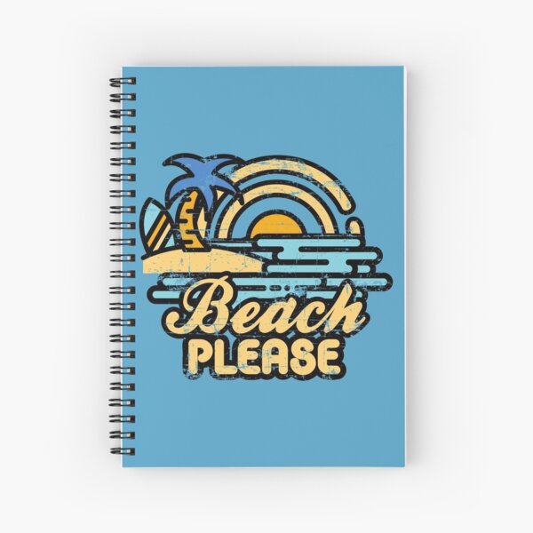 Playa por favor Cuaderno de espiral
