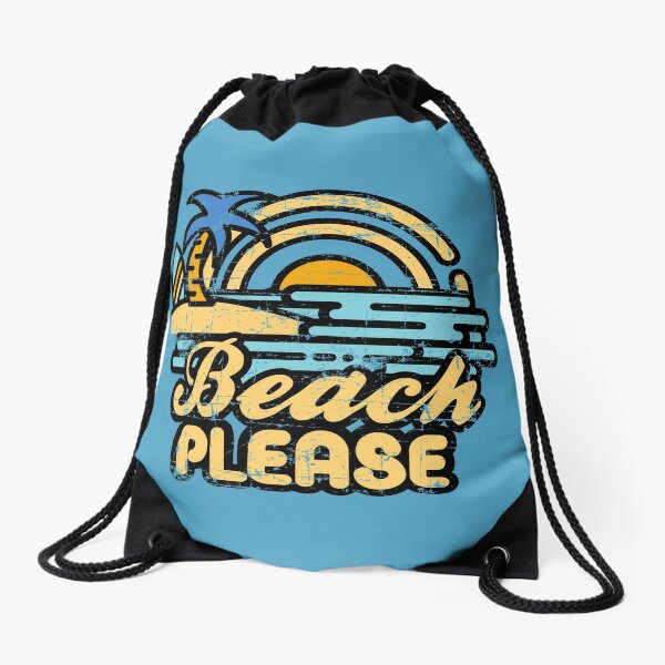 Summer Holiday Drawstring Bags for Sale