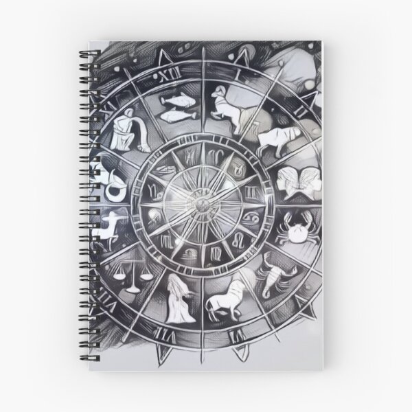 Item preview, Astrological Clock in Silver Grey designed and sold by CCdesigners.