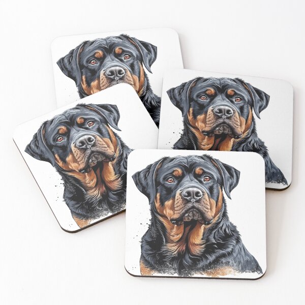 Item preview, and Powerful Rottweiler: Photo-Realistic artwork by Rottie Co. for Loyal Guard Dog designed and sold by DooodleGod.
