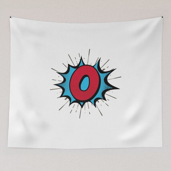 Item preview, Monogram O Cartoon Explosion Effect   designed and sold by simplymonogram.