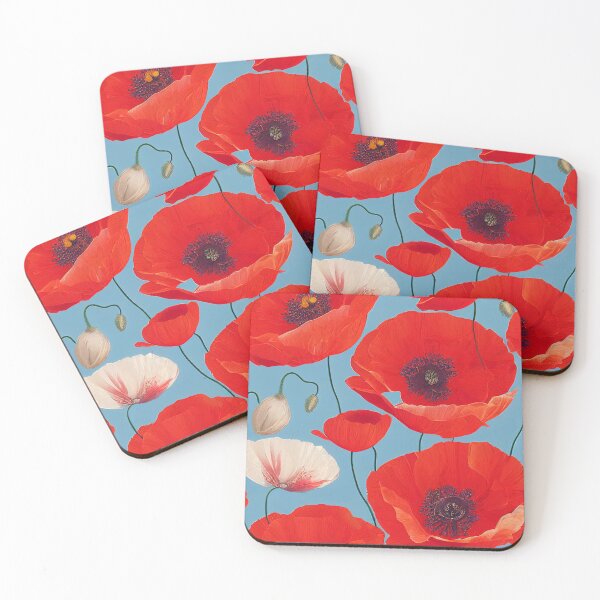 Artikelvorschau, Mohn, roter Mohn, Mohnkunst, rot, Mohnblumen, Blume, Blumen, Blumen, Mohn, entworfen und verkauft von FabrikPrint.