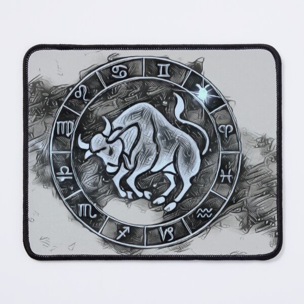 Item preview, Astrological Taurus in silver grey designed and sold by CCdesigners.