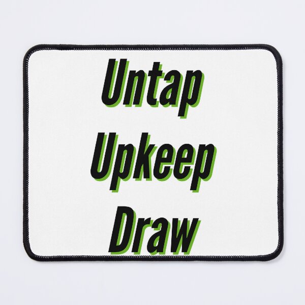 Item preview, Magic the Gathering Green Untap Upkeep Draw designed and sold by Mcclavicle.