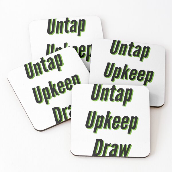 Item preview, Magic the Gathering Green Untap Upkeep Draw designed and sold by Mcclavicle.