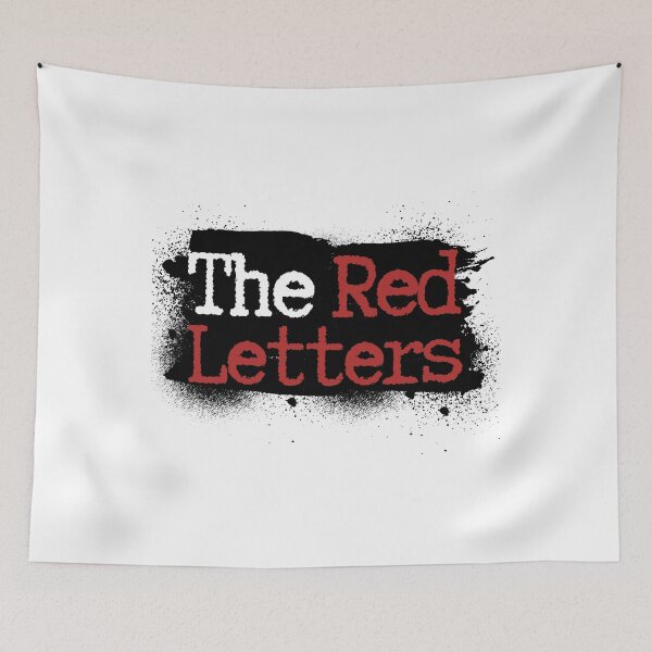 Item preview, The Red Letters White Red Letter Paint BG designed and sold by GFamilyC.
