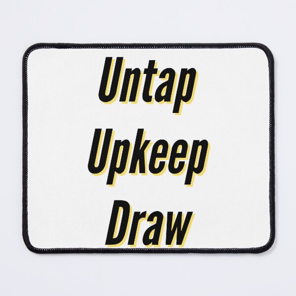 Item preview, Magic the Gathering White Untap Upkeep Draw designed and sold by Mcclavicle.