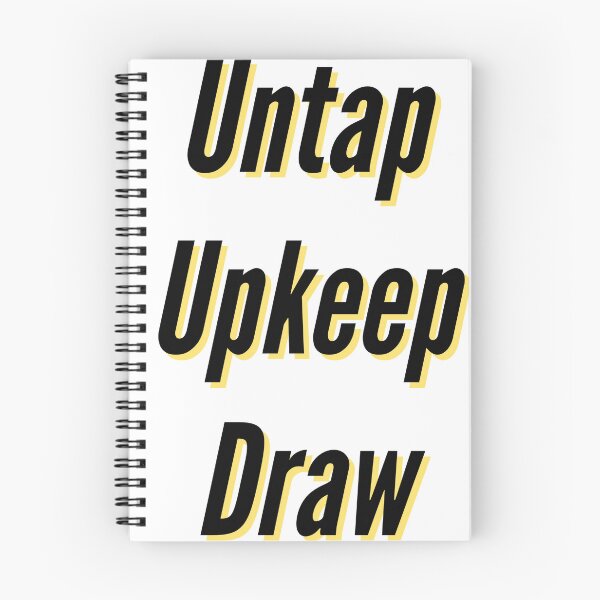 Item preview, Magic the Gathering White Untap Upkeep Draw designed and sold by Mcclavicle.