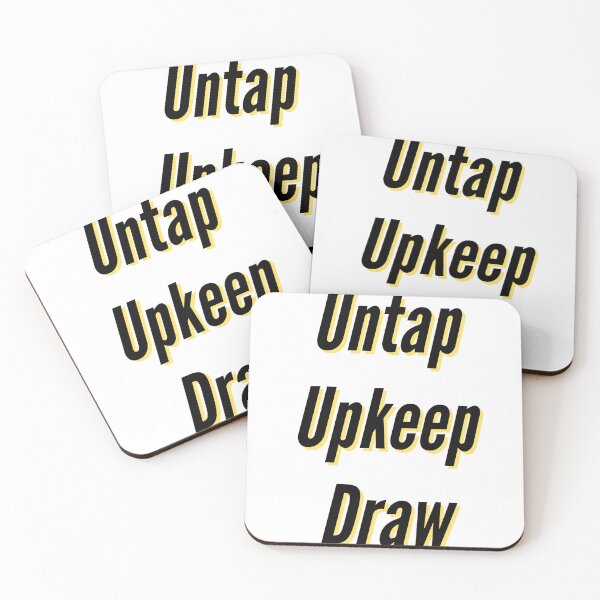Item preview, Magic the Gathering White Untap Upkeep Draw designed and sold by Mcclavicle.