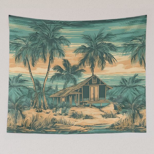 Item preview, Bungalow Paradise designed and sold by PrintAlchemist.