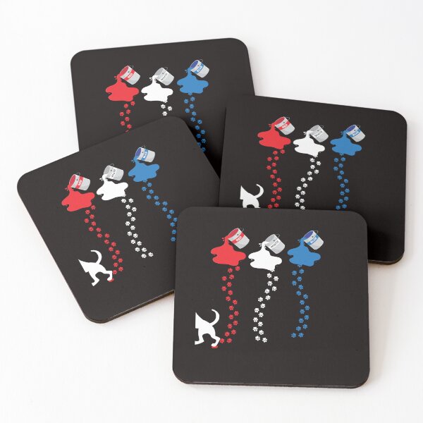 Item preview, Copy of red white and blue dog prints designed and sold by misslizzyspin.
