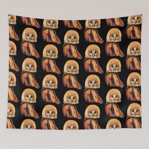 Item preview, Artistic surreal owl designed and sold by bellabitis.