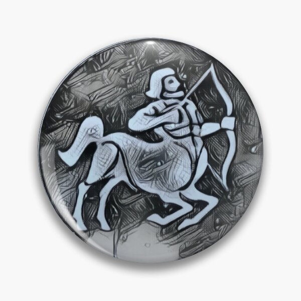 Item preview, Astrological Sagittarius in silver grey designed and sold by CCdesigners.