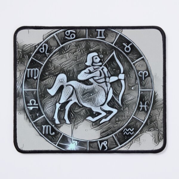 Item preview, Astrological Sagittarius in silver grey designed and sold by CCdesigners.