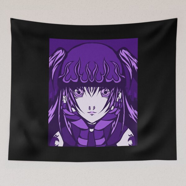 Item preview, Purple anime girl  designed and sold by 1art99.