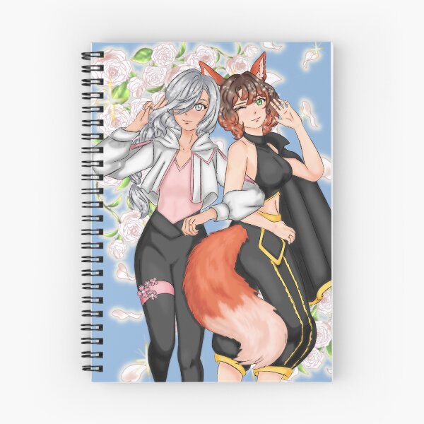 Item preview, Silver hair and fox tails  designed and sold by shahdraws.