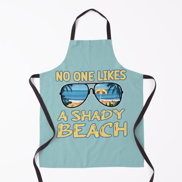 Item preview, No One Likes a Shady Beach Sunglasses with View of the Ocean designed and sold by JoyOfHopeStore.