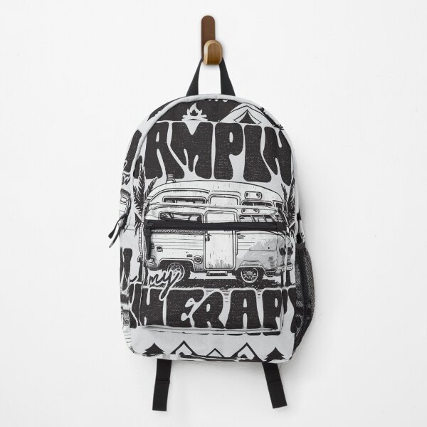 Item preview, Camping is my therapy - funny sayings designed and sold by VichallanStudio.