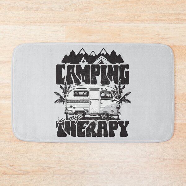 Item preview, Camping is my therapy - funny sayings designed and sold by VichallanStudio.