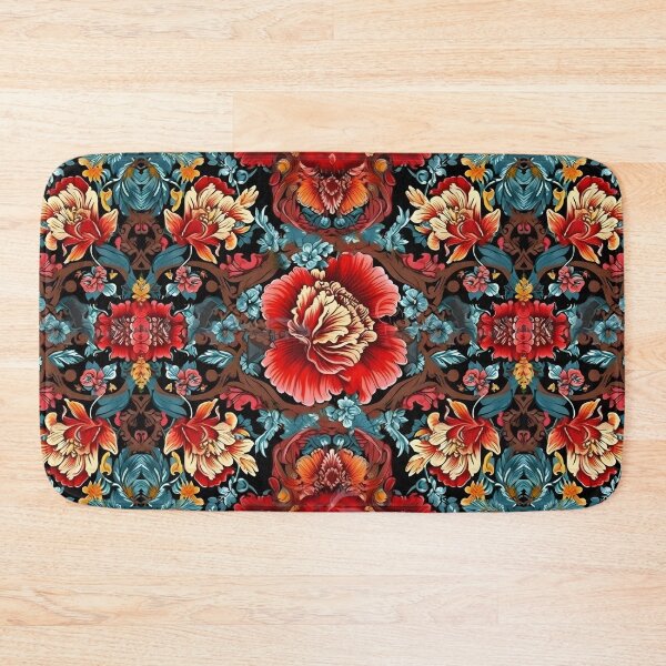 Item preview, Red Renaissance Flowers designed and sold by Hashola Designs.