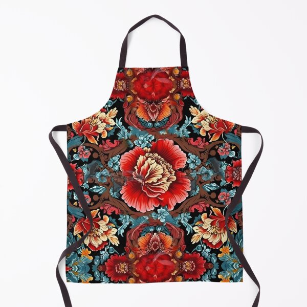 Item preview, Red Renaissance Flowers designed and sold by Hashola Designs.