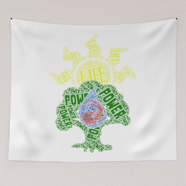 Item preview, MTG Mana Word Art designed and sold by NerdHut.
