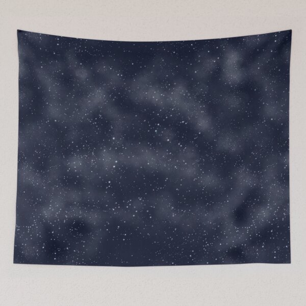 Item preview, Starry Night Seamless Pattern - Navy milky Way Pattern designed and sold by EcoElsa.