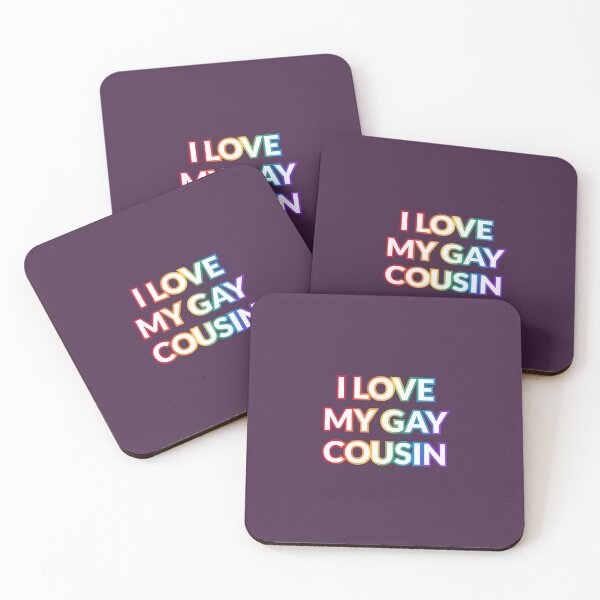 Item preview, I love my gay cousin - LGBT Pride rainbow colors designed and sold by Inspirationmotivation.