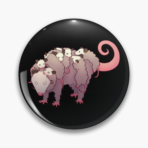 Item preview, Opossum Babies Piggyback Ride designed and sold by ghostcashew.