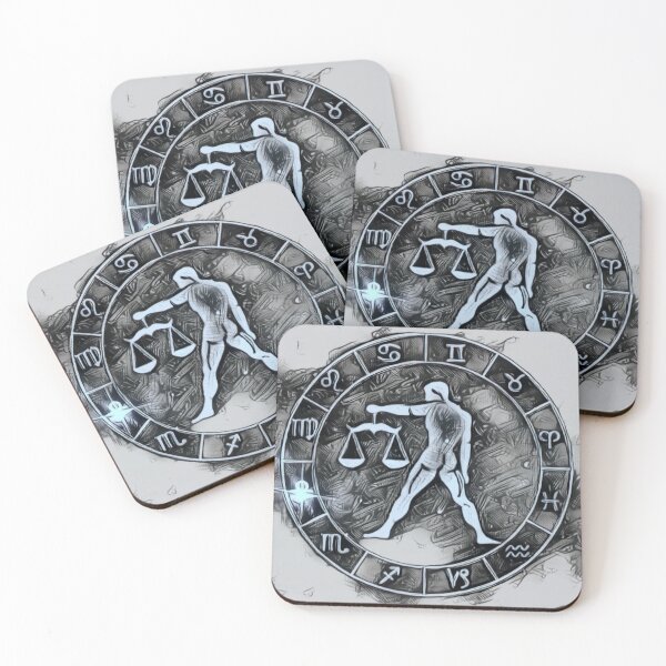 Item preview, Astrological Libra in silver grey designed and sold by CCdesigners.