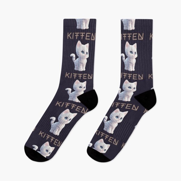 Item preview, Whiten kitten design cute kitten  designed and sold by varodesign.