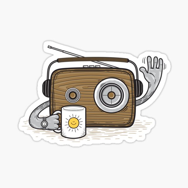 Item preview, Radio Waves Good Morning designed and sold by heavyhand.