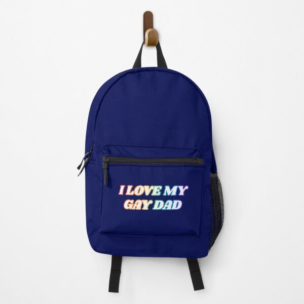 Item preview, I love my gay dad - LGBT Pride - rainbow colors designed and sold by Inspirationmotivation.