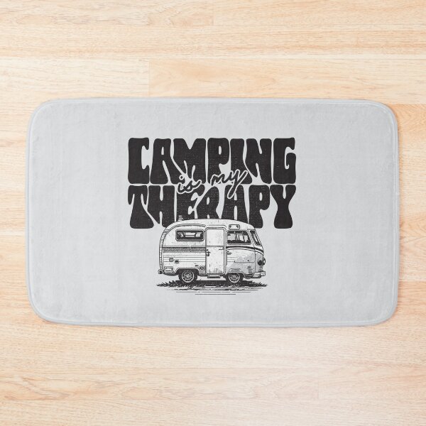Item preview, Camping is my therapy - funny sayings designed and sold by VichallanStudio.