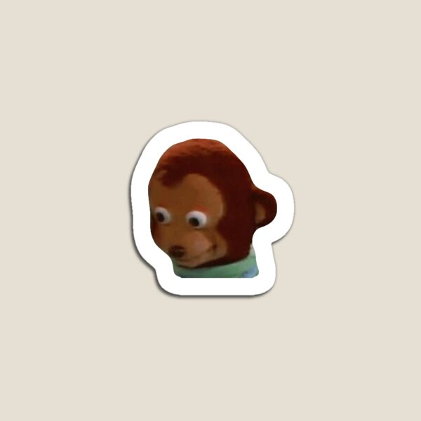 Puppet Monkey Meme Sticker Funny Sticker Decorative , meme monkey side eye  