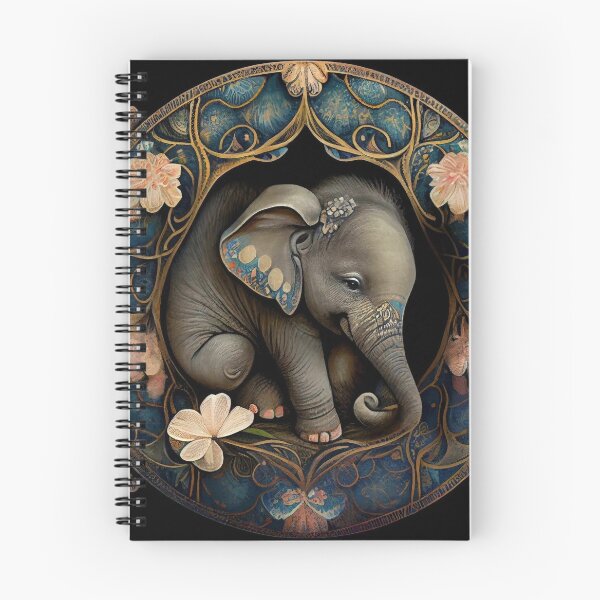 Item preview, Cute baby elephant mandala designed and sold by Liljinkzy.