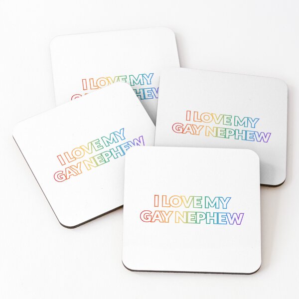 Item preview, I love my gay nephew LGBT pride queer family designed and sold by Inspirationmotivation.