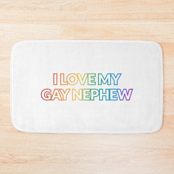 Item preview, I love my gay nephew LGBT pride queer family designed and sold by Inspirationmotivation.