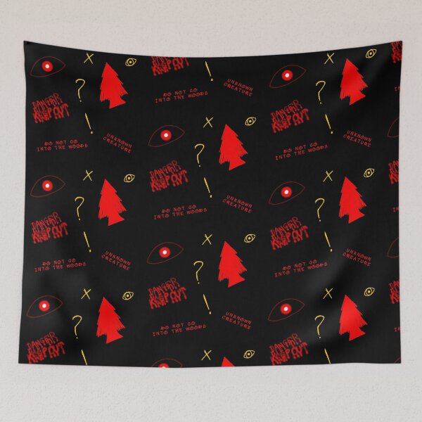 Item preview, Do Not Go Into The Woods Pattern designed and sold by Boxer-n-co.