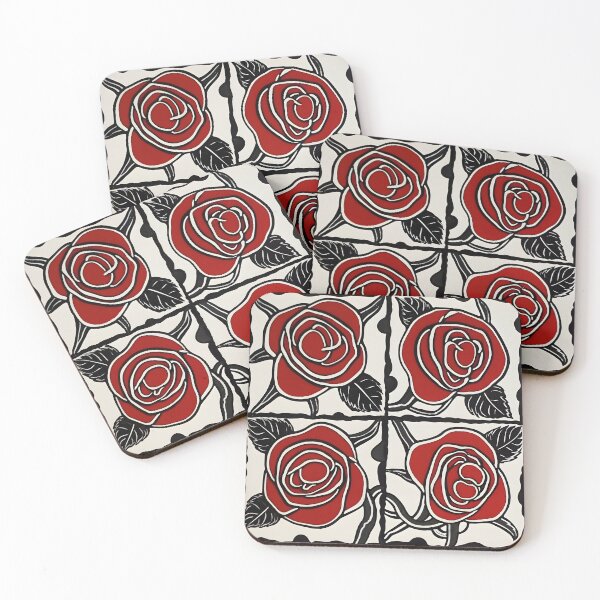 Item preview, Red Roses Entwined designed and sold by Hashola Designs.
