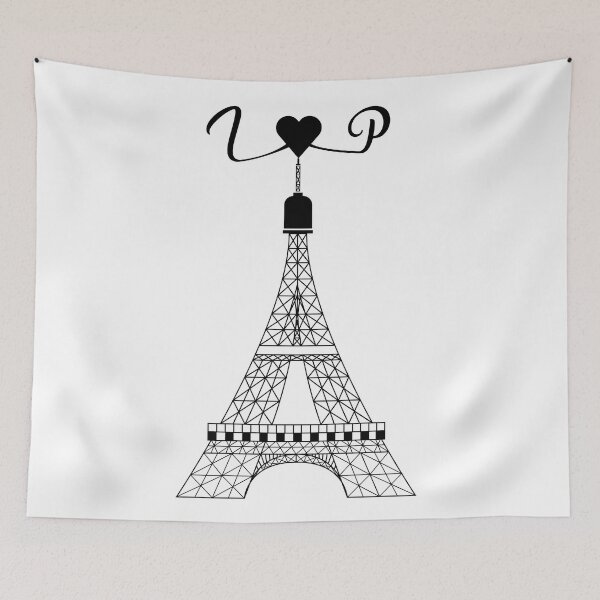 Item preview, I LOVE PARIS EIFFEL TOWER Design  designed and sold by saadkh.