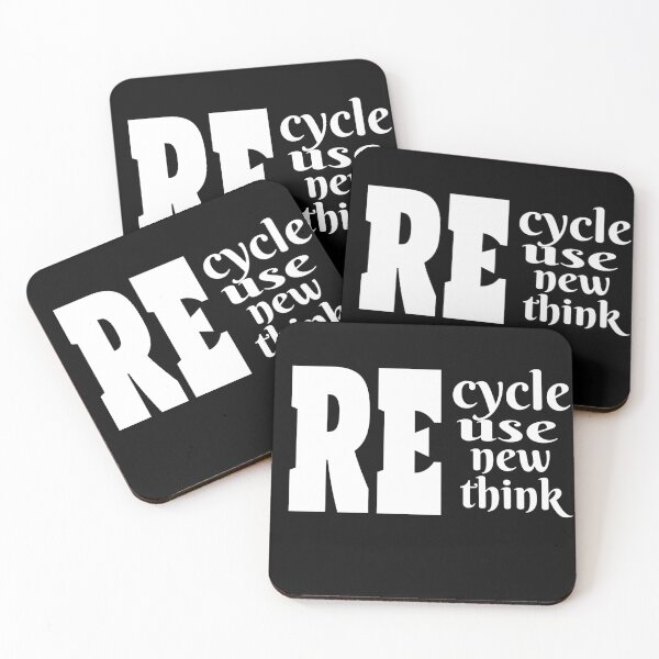 Item preview, recycle reuse renew rethink crisis environmental activism designed and sold by leicha.