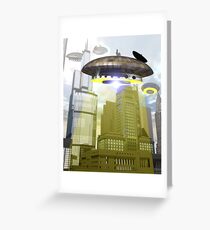 Invaders Greeting Card