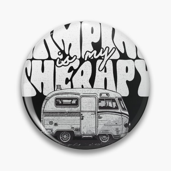 Item preview, Camping is my therapy - funny sayings designed and sold by VichallanStudio.