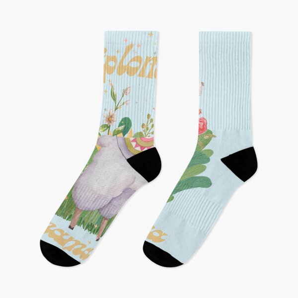Item preview, College Graduation Funny Quote Diploma Drama Llama, Cute Gold Green Waterolor Alpaca in Floral Grassy Bush designed and sold by Ching Teoh.