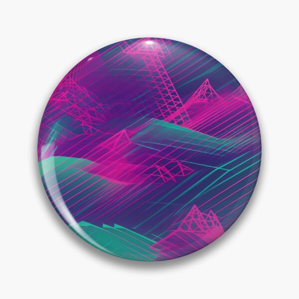Item preview, Synthwave Cyber Burst designed and sold by PixelPatchwork.